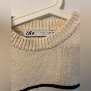 Zara Beige Knit Top
